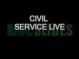 CIVIL SERVICE LIVE