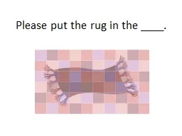 Please put the rug in the ____.