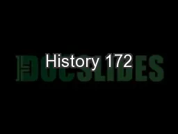 History 172