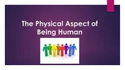 The Physical Aspect of Being Human