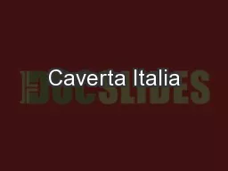 Caverta Italia