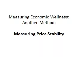 Measuring Economic Wellness: