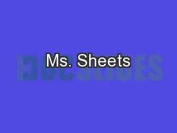 Ms. Sheets