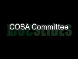 COSA Committee