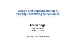 Design and Implementation of Privacy‑Preserving