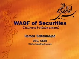 WAQF of Securities