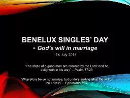 BENELUX SINGLES’ DAY