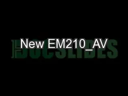 New EM210_AV