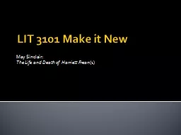 LIT 3101 Make it New