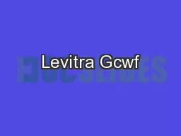Levitra Gcwf