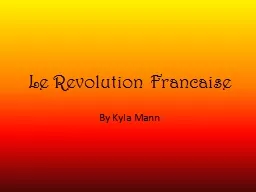 Le Revolution Francaise