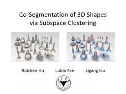 Co-Segmentation of 3D Shapes