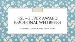 HSL – Silver Award