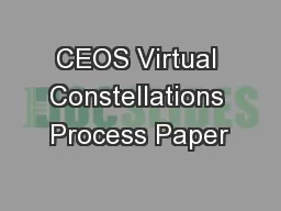 CEOS Virtual Constellations Process Paper