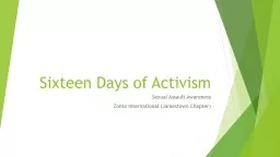 Sixteen Days of Activism