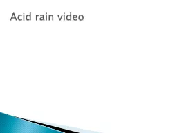 Acid rain video