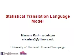 Statistical Translation Language Model