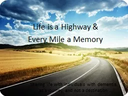 Life is a Highway &