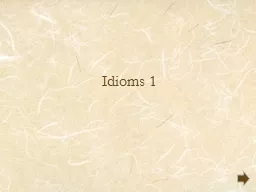 Idioms 1
