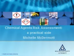 Chemical Agents Risk Assessment: