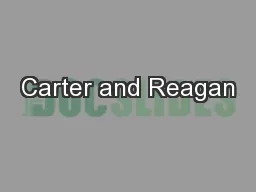 Carter and Reagan