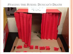 Staging the Scene: Duncan’s Death