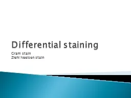 Differential staining