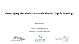Quantifying Visual Abstraction Quality for Stipple Drawings