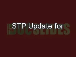 STP Update for