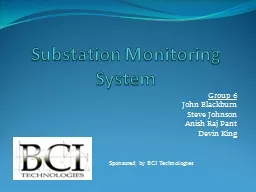 Substation Monitoring System