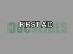 PPT-FIRST AID thumbnail