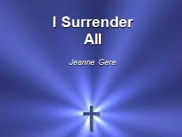 I  Surrender