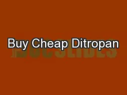 Buy Cheap Ditropan