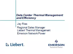 Data Center Thermal Management and Efficiency