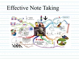 Effective Note Taking