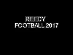 REEDY FOOTBALL 2017