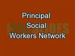 Principal Social Workers Network