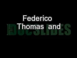 Federico Thomas  and