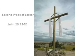 Second Week of Easter