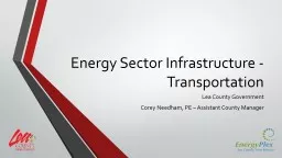 Energy Sector Infrastructure - Transportation