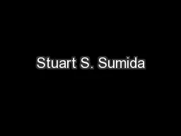 Stuart S. Sumida