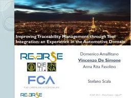Improving Traceability Management through Tool