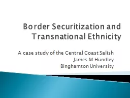 Border Securitization and Transnational