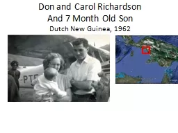 Don and Carol Richardson