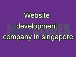 Website development company in singapore