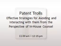 Patent Trolls