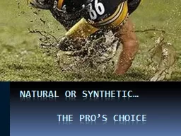 Natural or Synthetic…