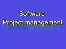 Software Project management