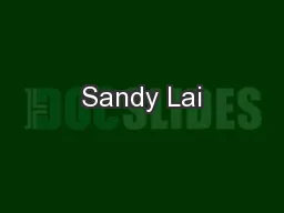 Sandy Lai