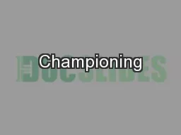 Championing